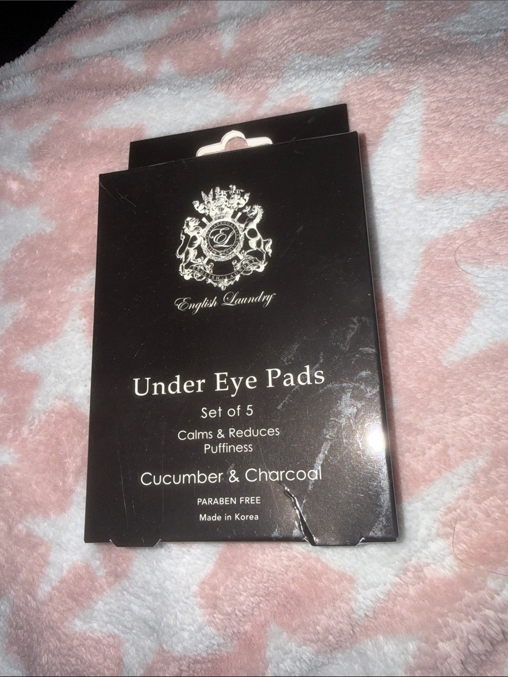English Laundry Cucumber & Charcoal Under Eye Pads